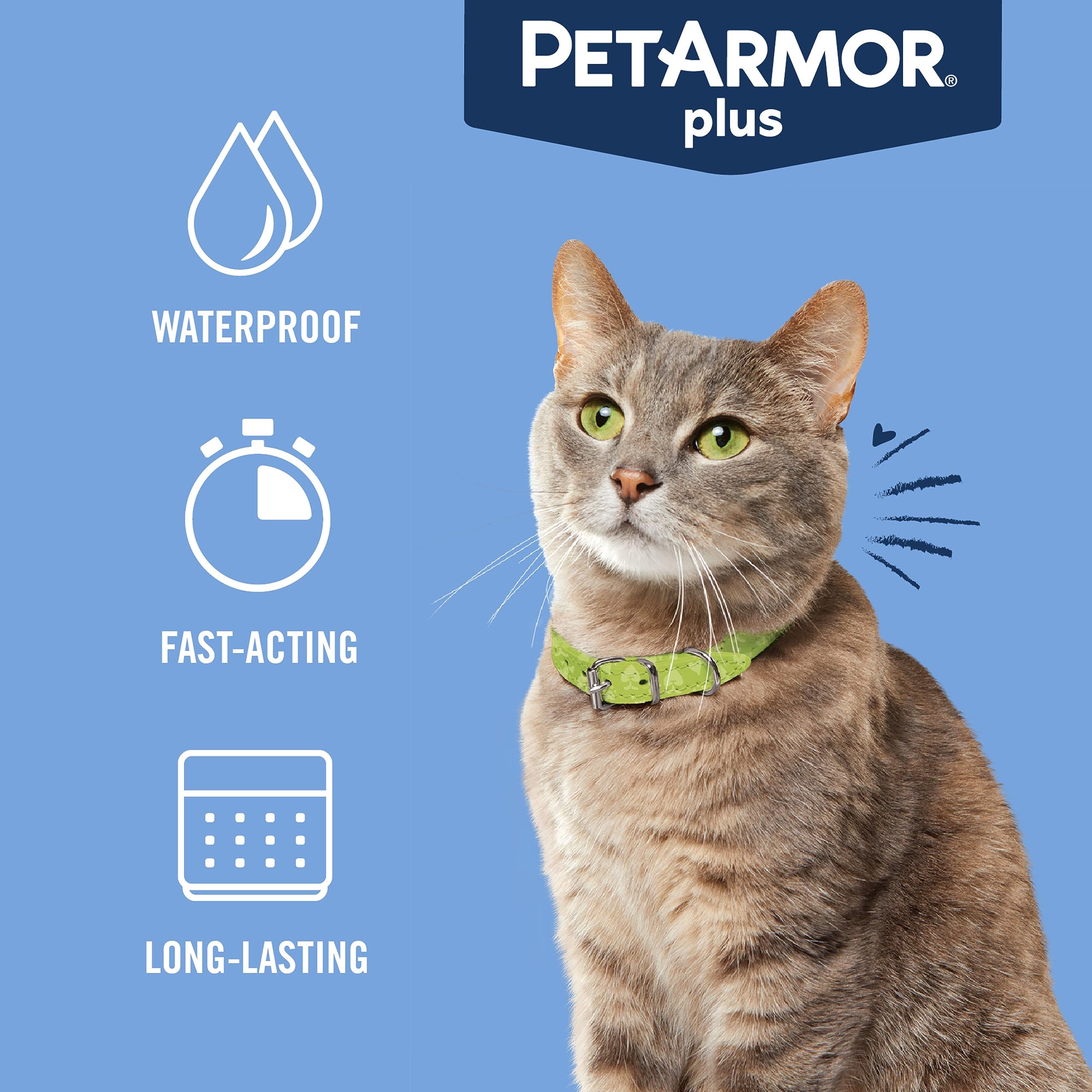 PetArmor Plus suitable for cats over 1.5 pounds.