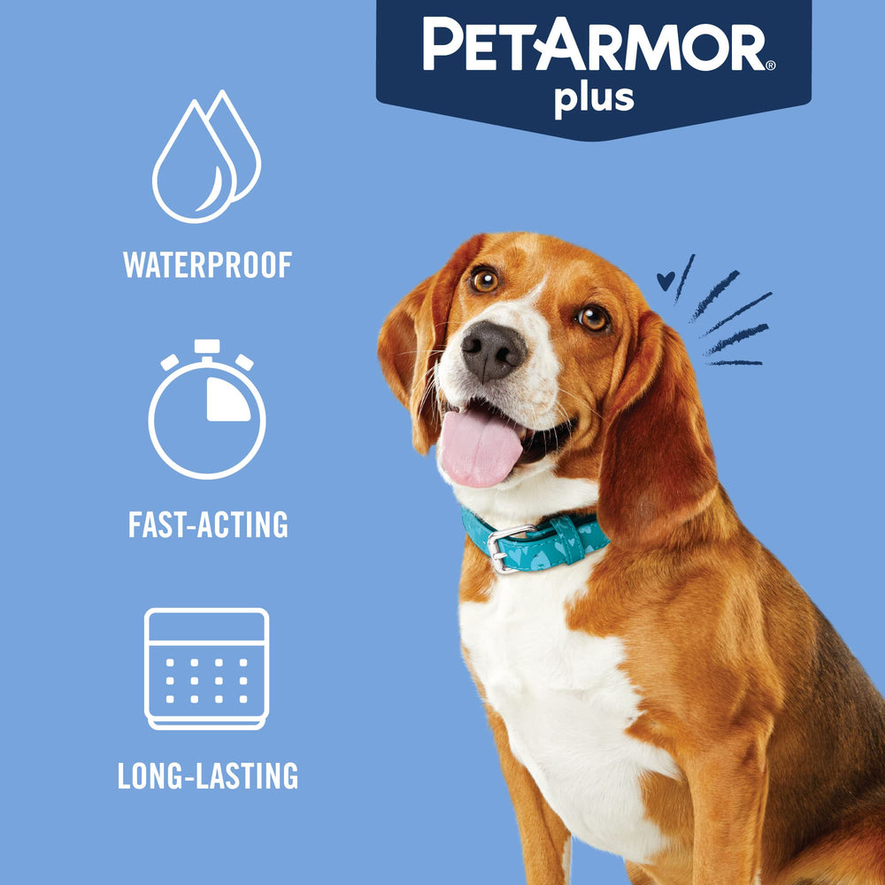 PetArmor Plus helps interrupt flea life cycle with eggs and larvae control.