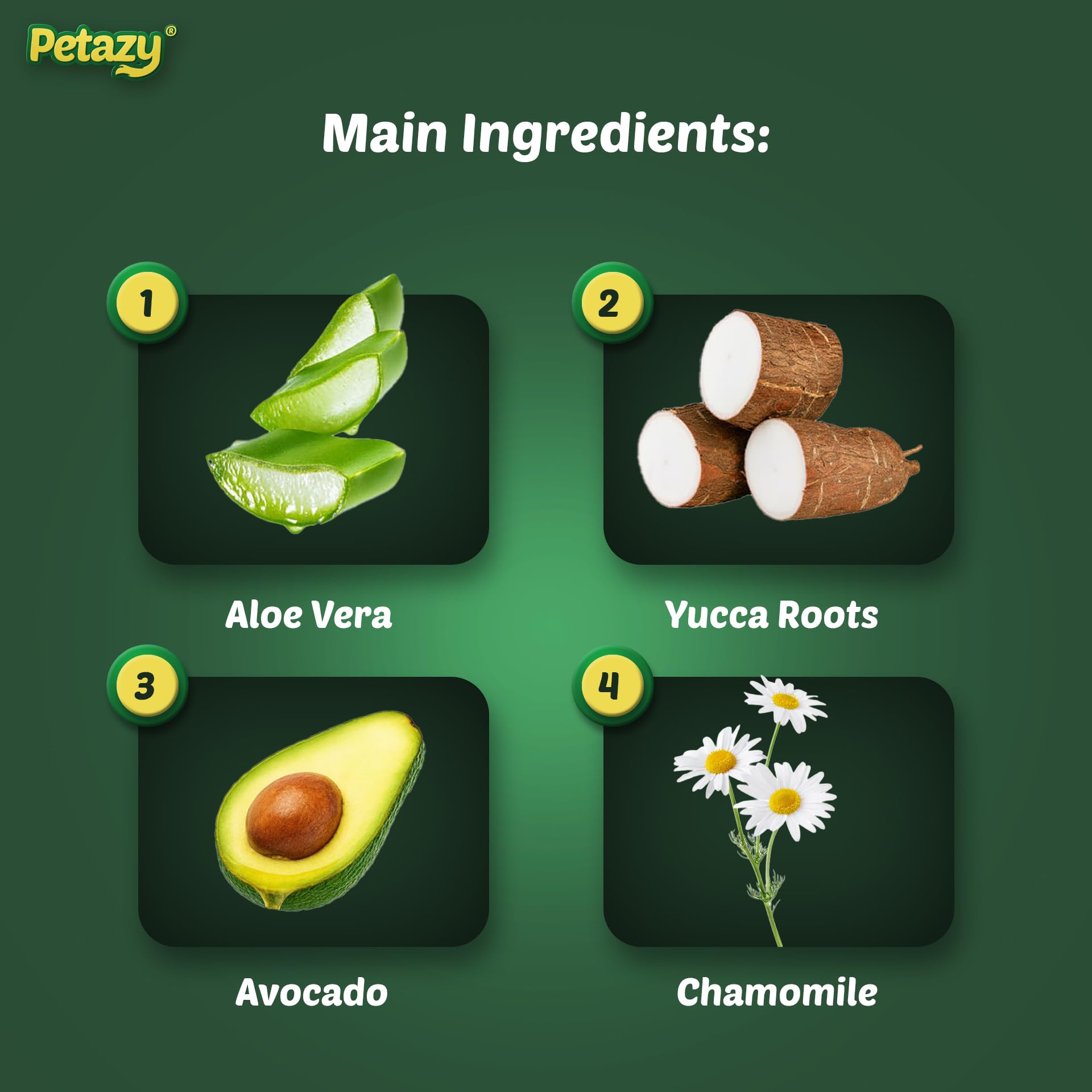 Petazy aloe-yucca-avocado-coconut blend moisturizes skin while cleaning