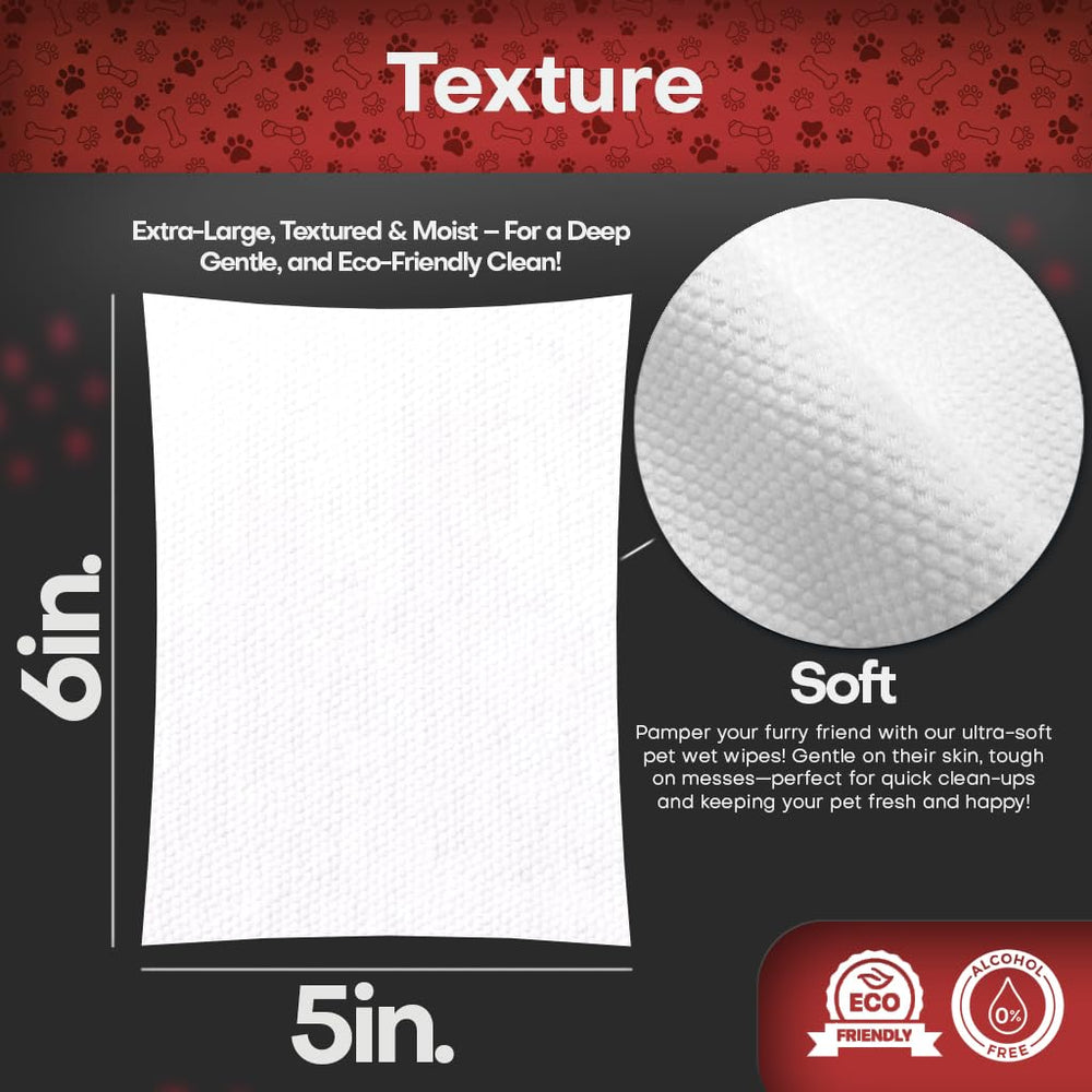 Petazy soothing wipes glide gently across sensitive areas.