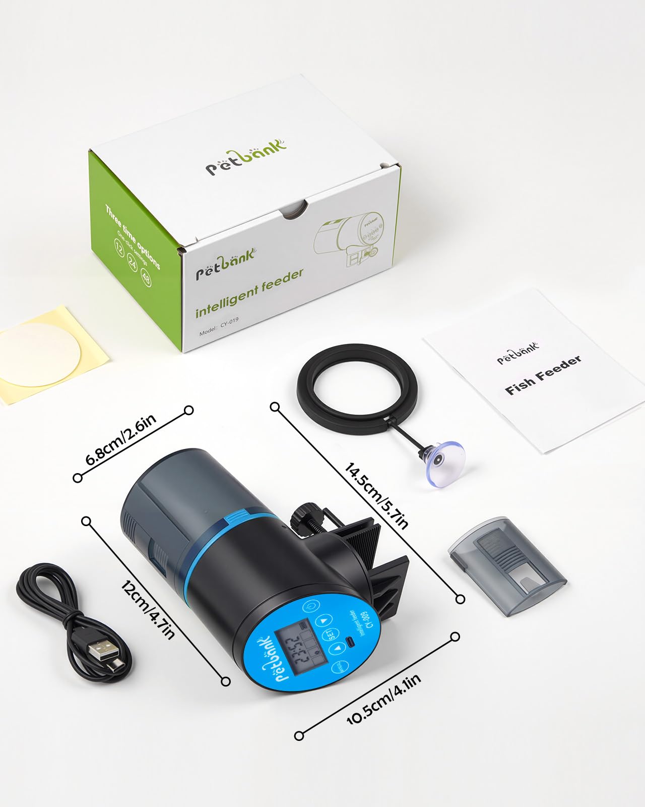 Petbank blue design highlights reliability and user-friendly features.