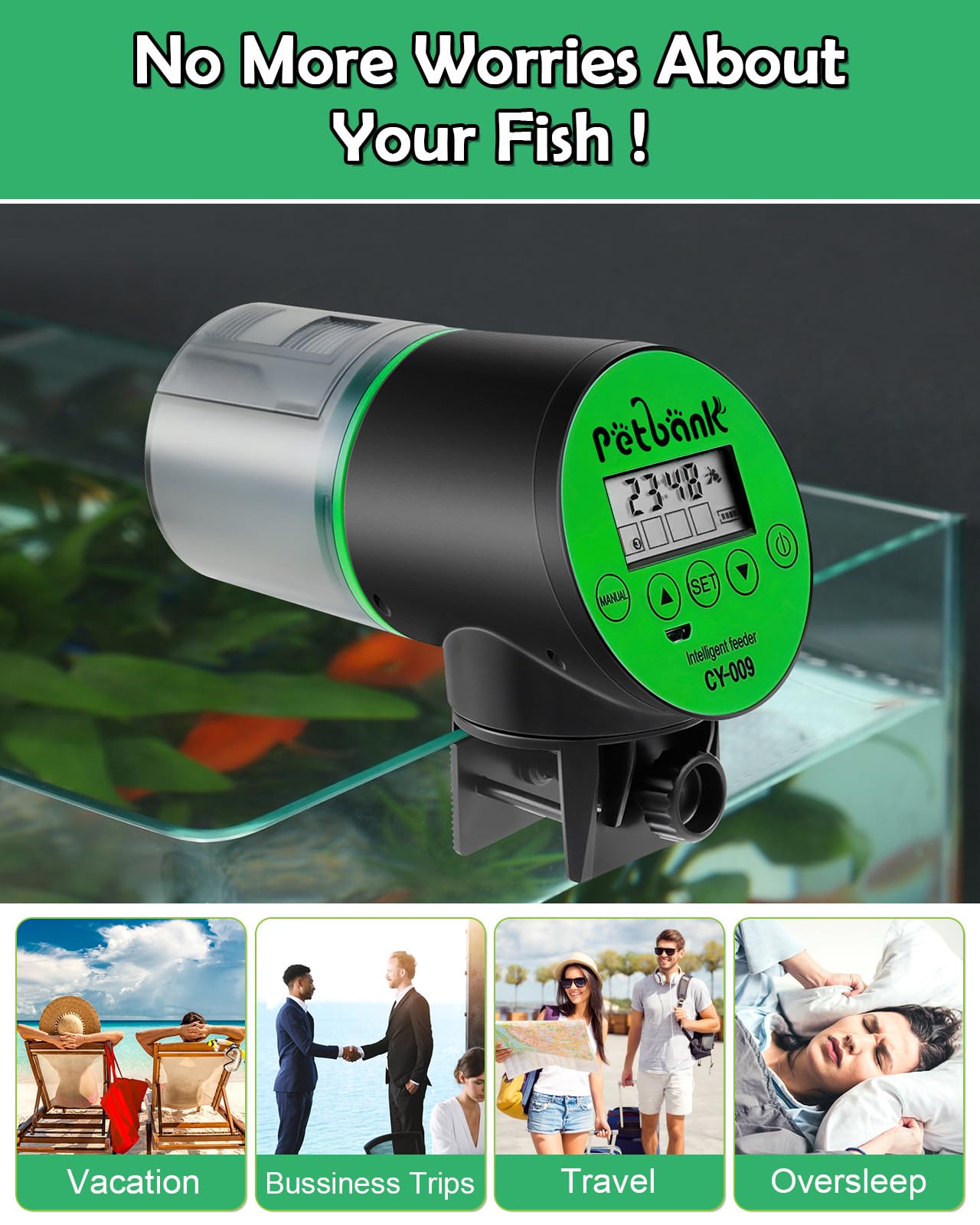Petbank long life battery supports up to 800 recharge cycles.