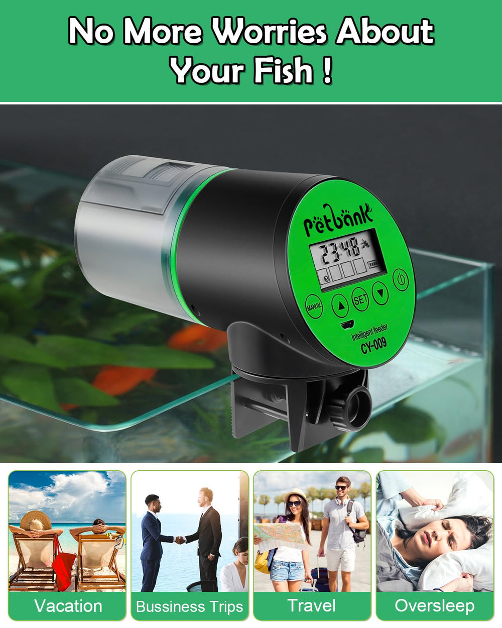 Petbank long life battery supports up to 800 recharge cycles.