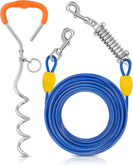 Petbobi 30-foot dog tie-out cable enabling safe outdoor roaming for dogs