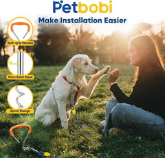 Petbobi 4-inch spring buffers tension during dog pulls