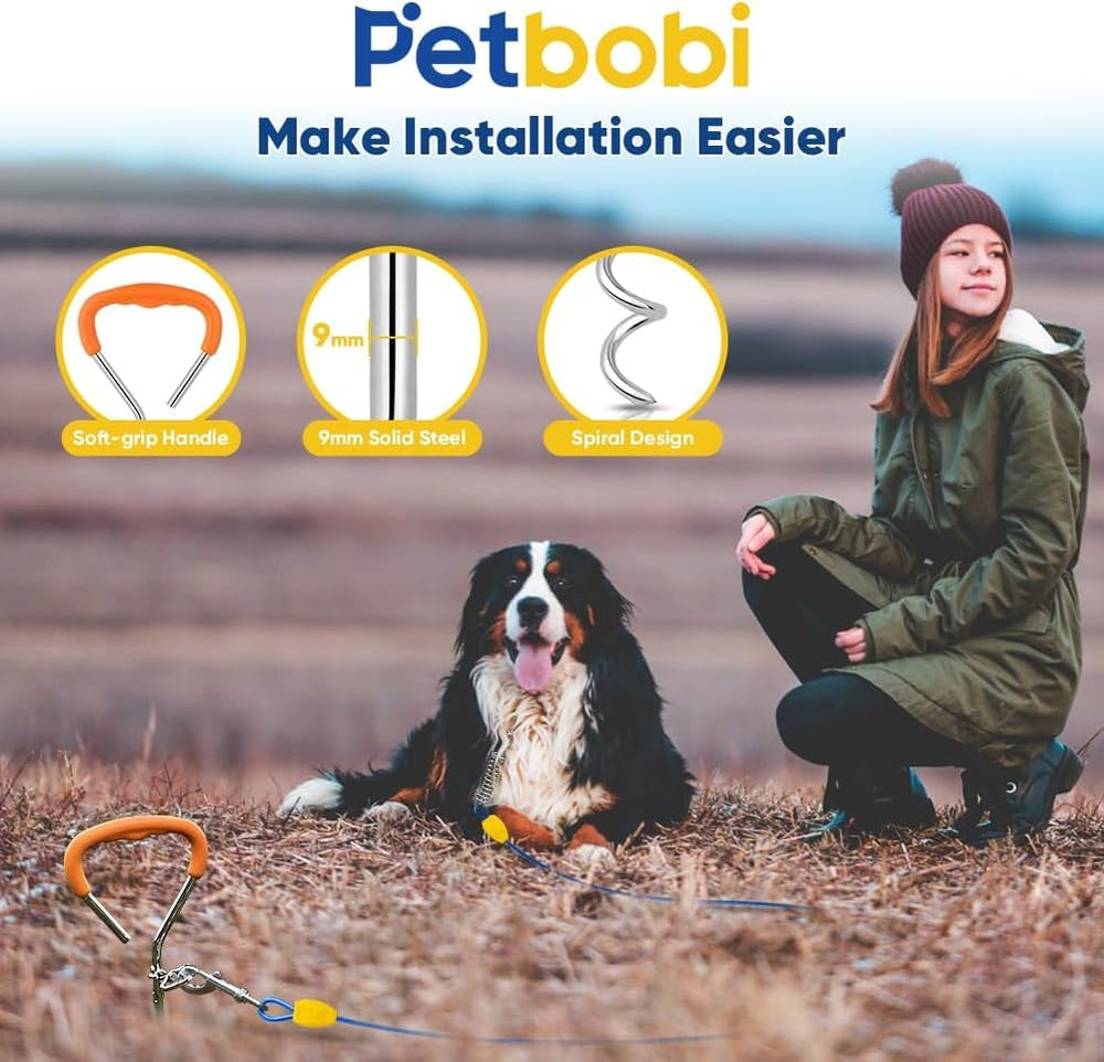 Petbobi 5-inch spring buffer cushions pulls during play.