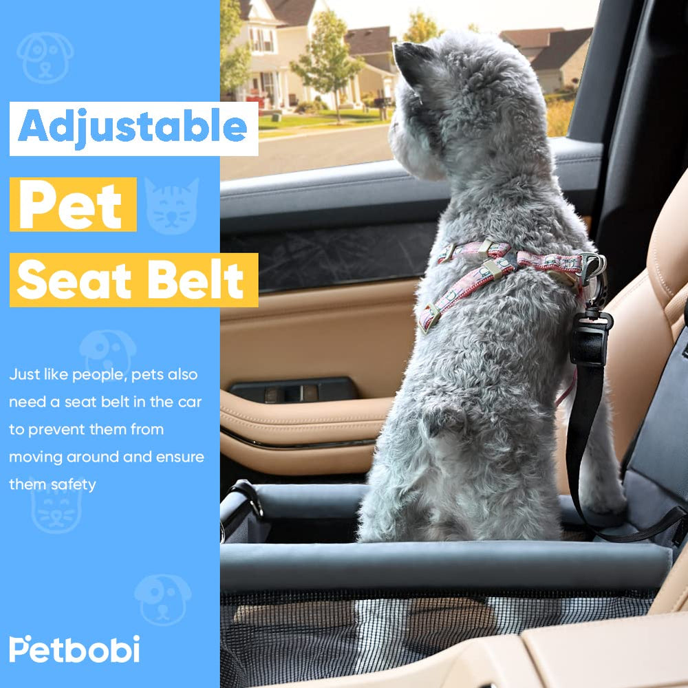Petbobi breathable mesh keeps small dogs cool on drives.