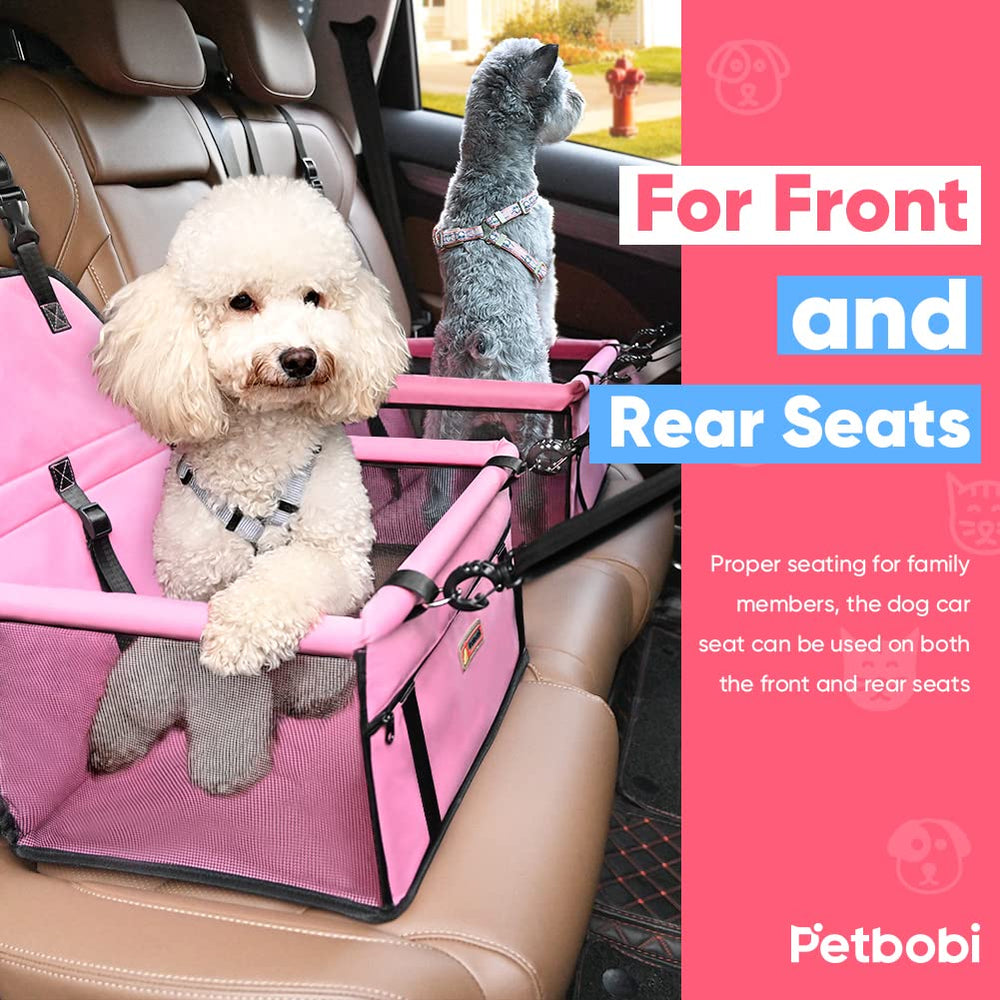 Petbobi compact travel booster seat ready for small pets