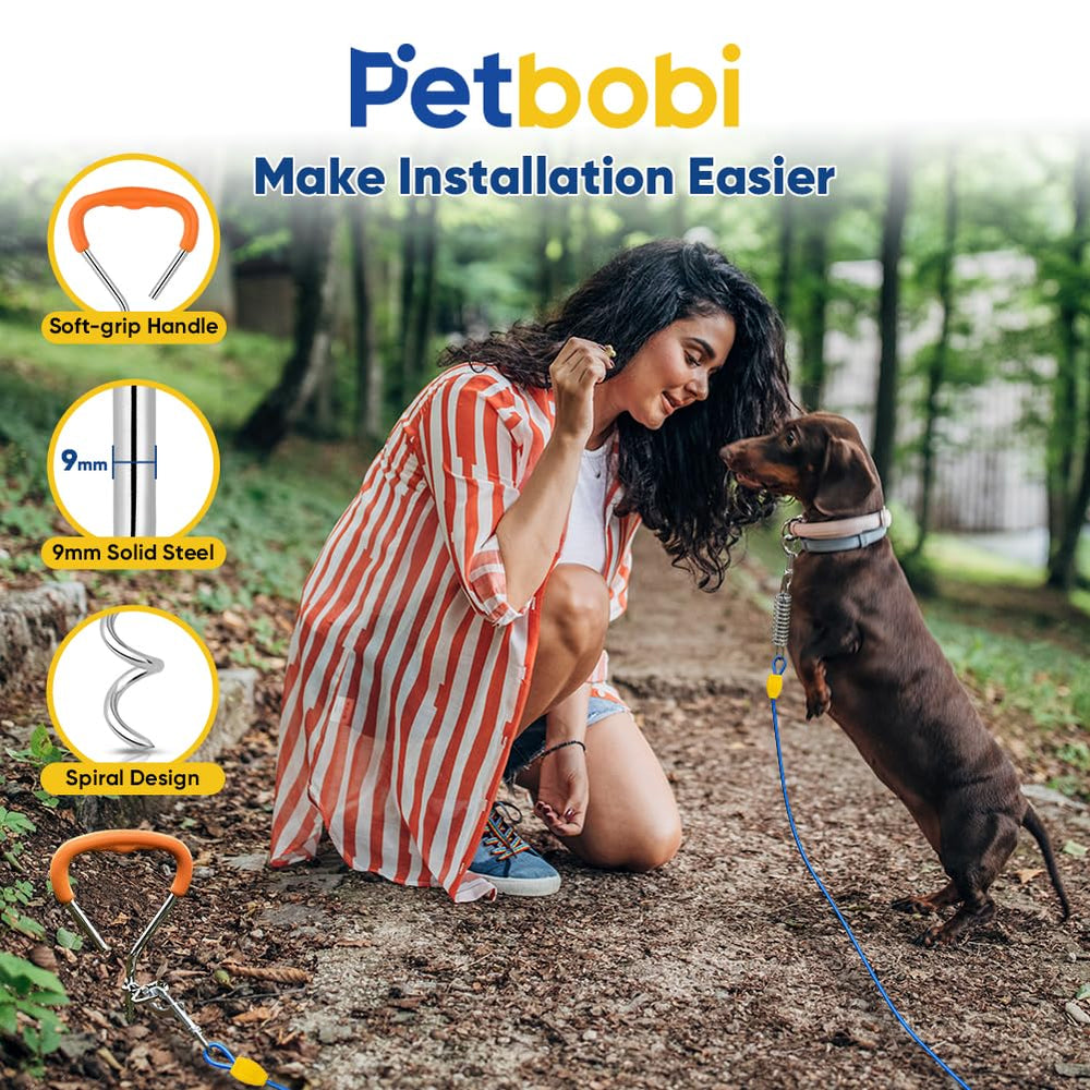 Petbobi 5-inch spring buffer absorbs impact during lively walks