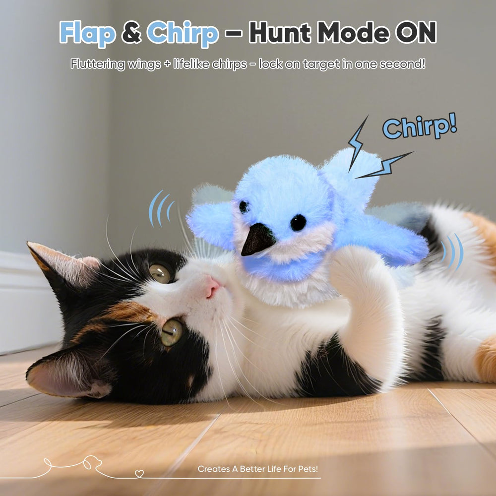 Petbobi Flappy Bird chirp sparrow cues hunting instincts.