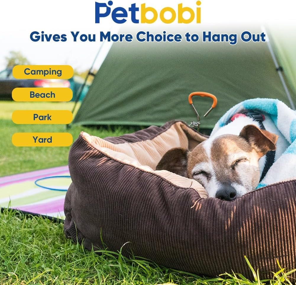 Petbobi PVC-coated cable resists weather and offers chew resistance.