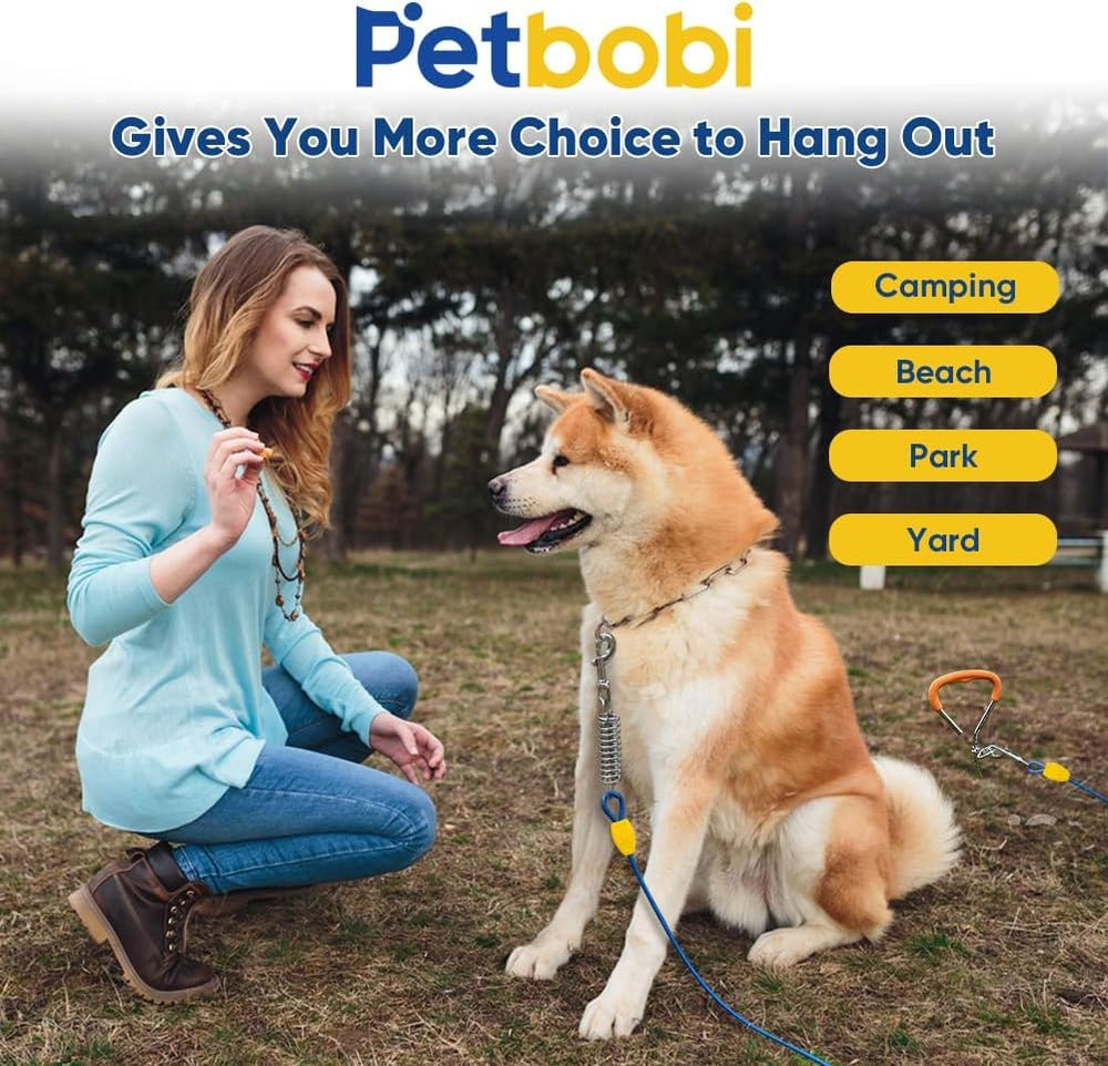 Petbobi PVC-coated steel cable withstands weather and outdoor use
