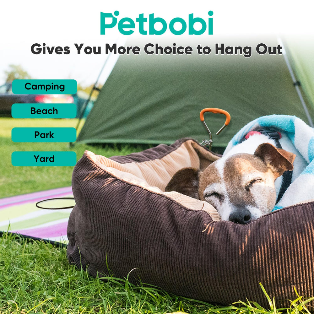 Petbobi PVC-coated steel cable resists weather and chewing for lasting use.