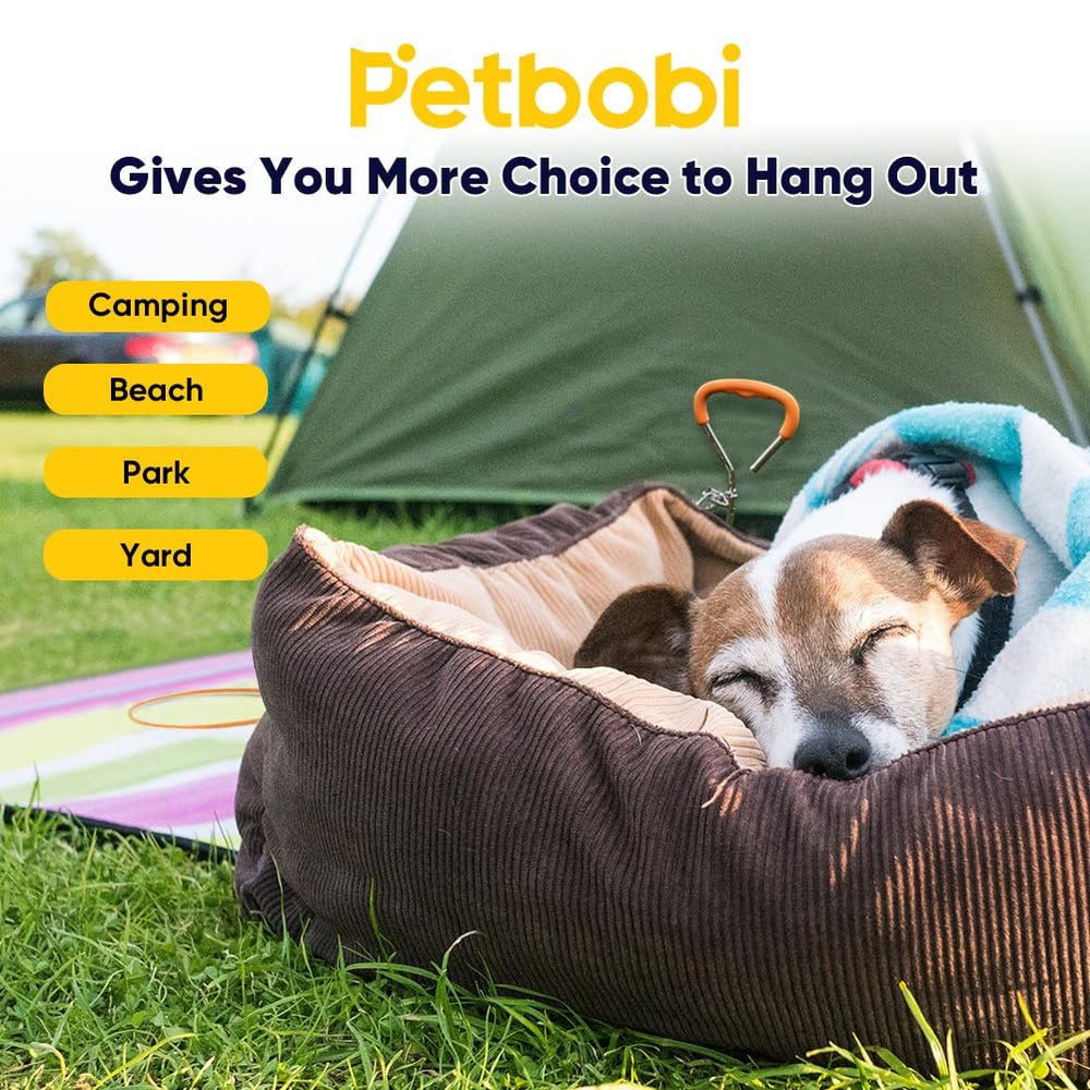 Petbobi PVC-coated steel wire resists weather and chewing for lasting durability.