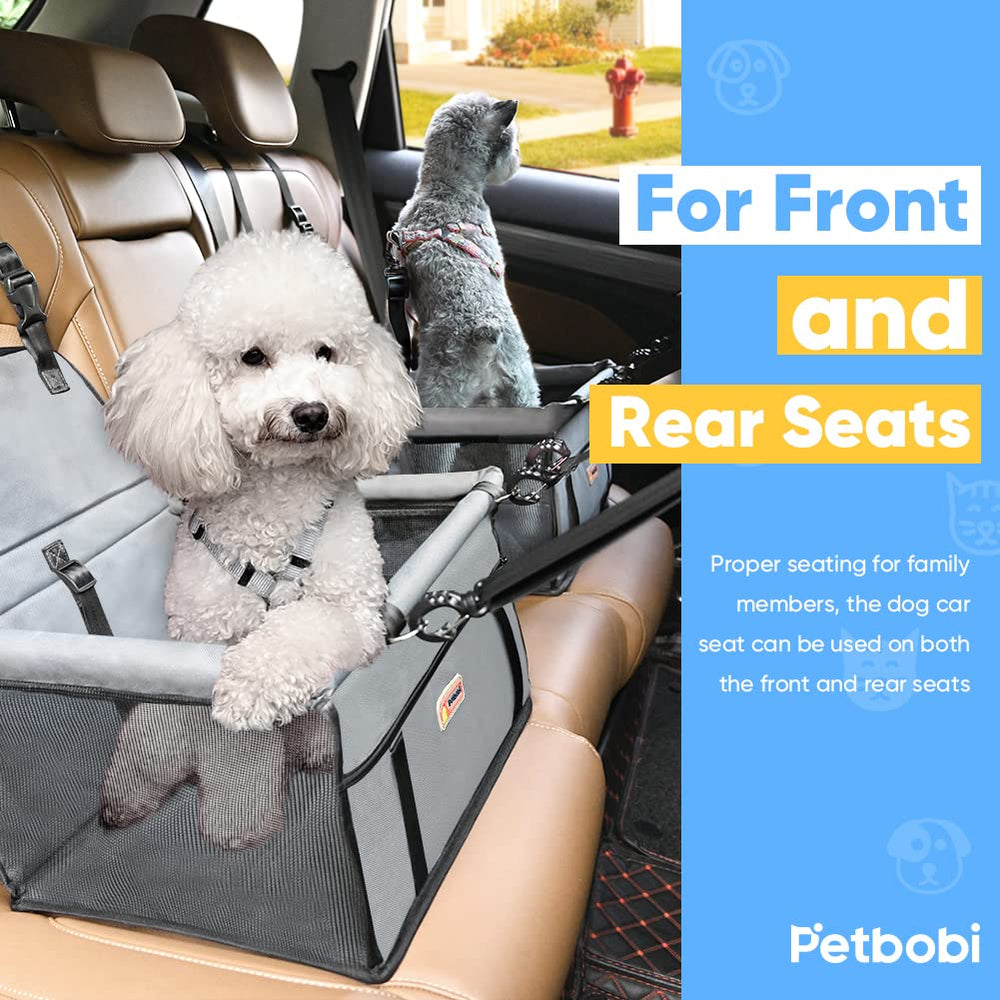 Petbobi reinforced PVC frame ensures stability during bumps.