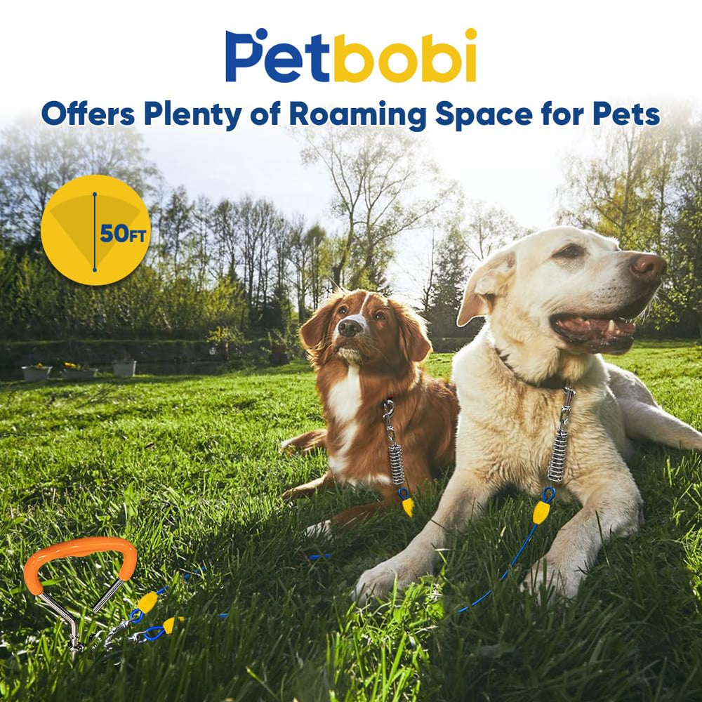 Petbobi 360-degree rotating clips prevent tangling during outdoor exploration.