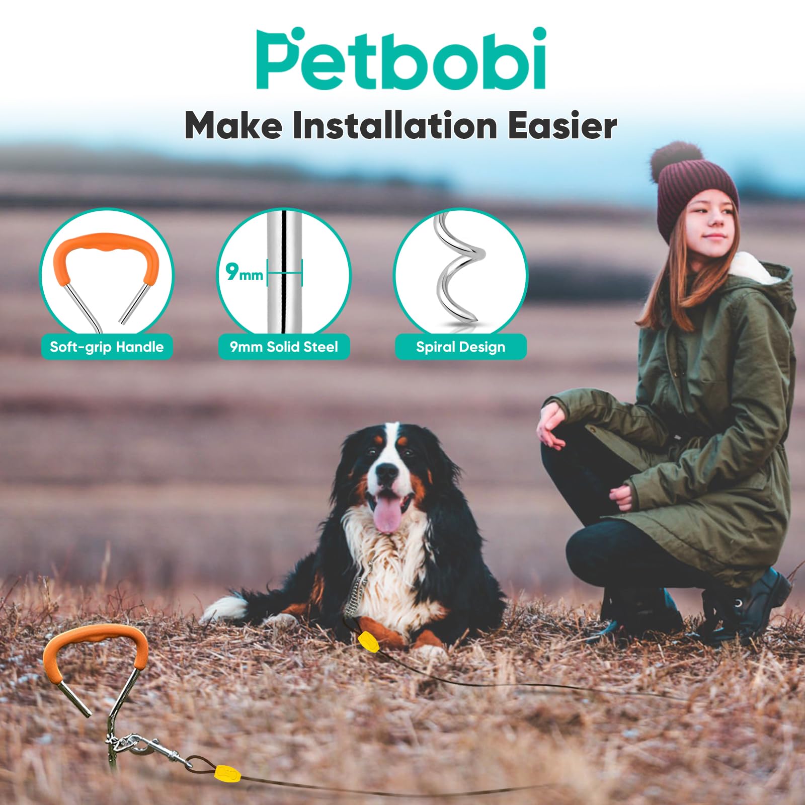 Petbobi 5-inch spring buffer absorbs shocks for smoother play.