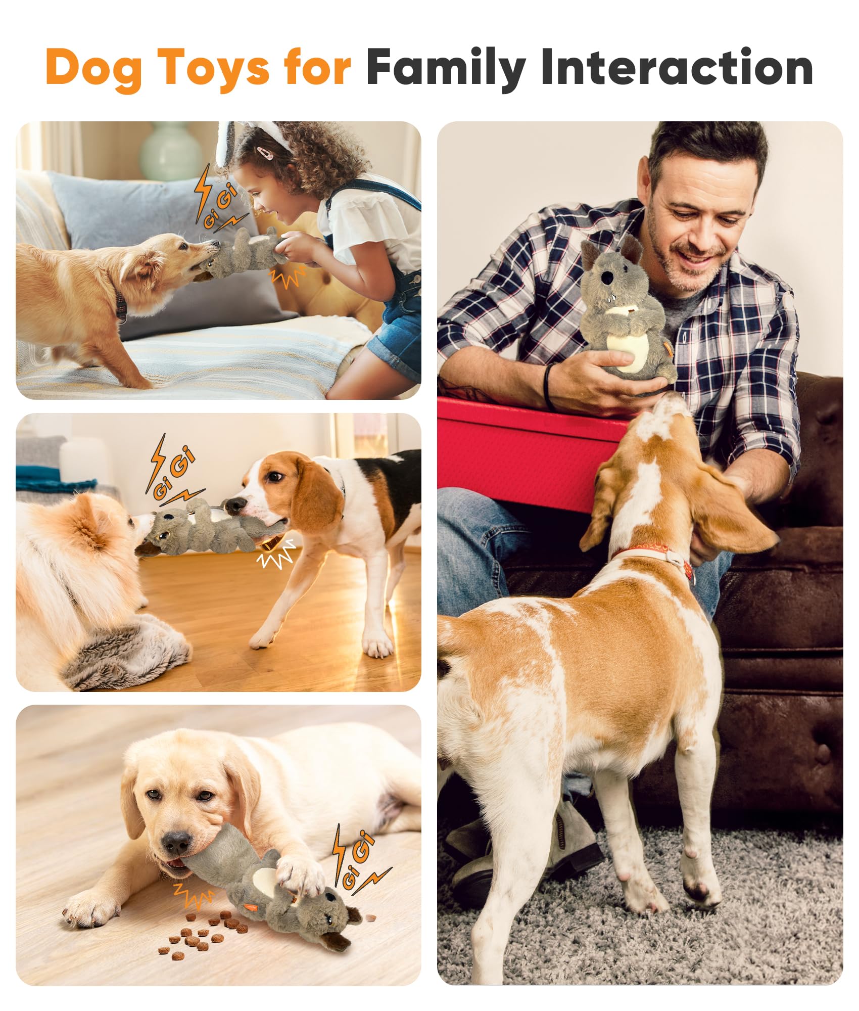 Petbobi Squeaky Dog Toy – easy to clean after playtime.