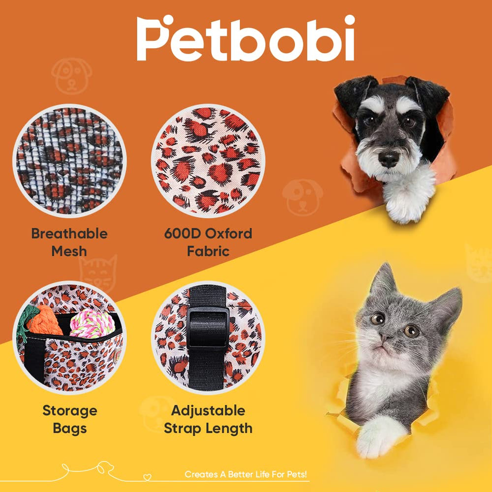Petbobi water-resistant Oxford fabric guards against spills and messes