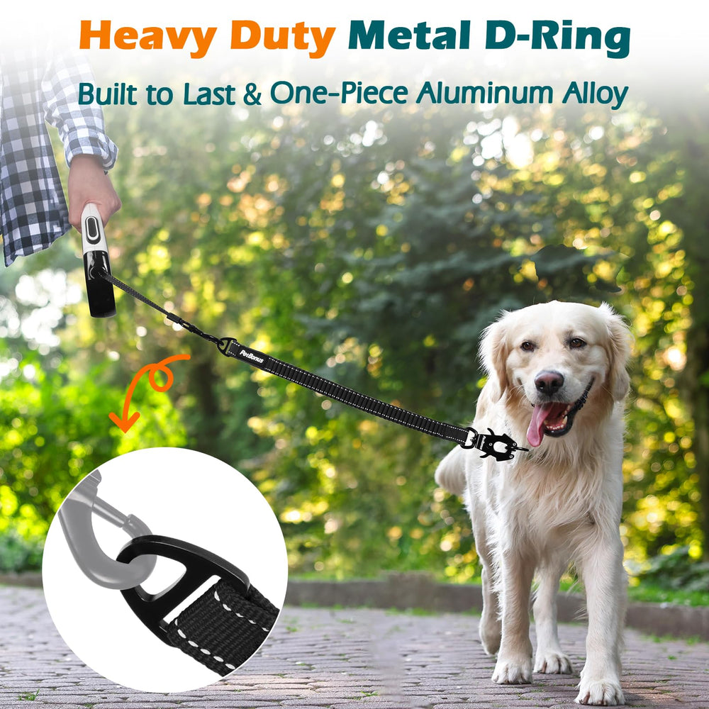 PetBonus Bungee Leash Extension aluminum D-ring for strong connection