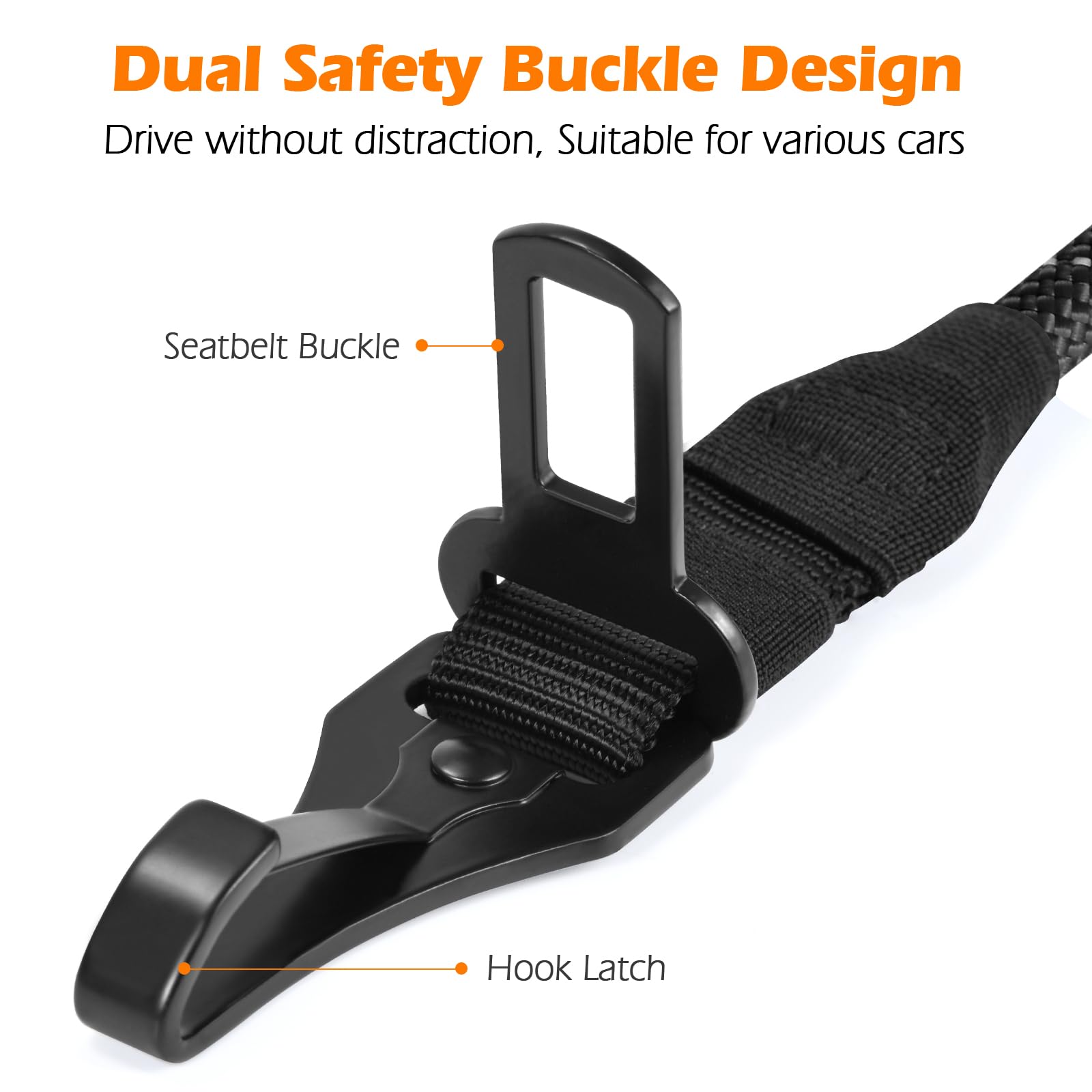 PetBonus 360 swivel prevents tangling as dogs move freely during trips.