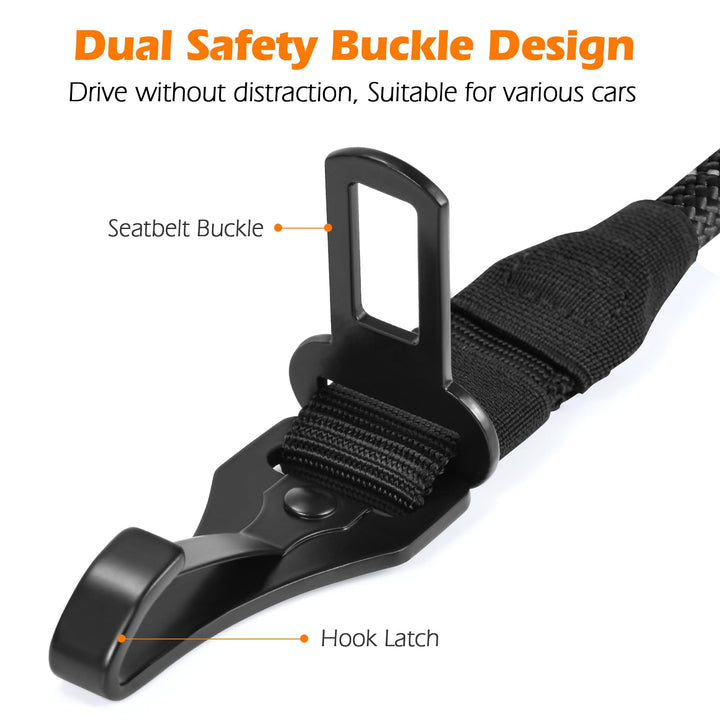 PetBonus 360 swivel prevents tangling as dogs move freely during trips.