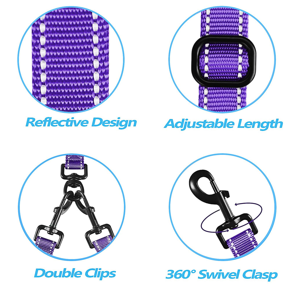 PetBonus durable adjustable leash length 29 to 38 inches for flexibility