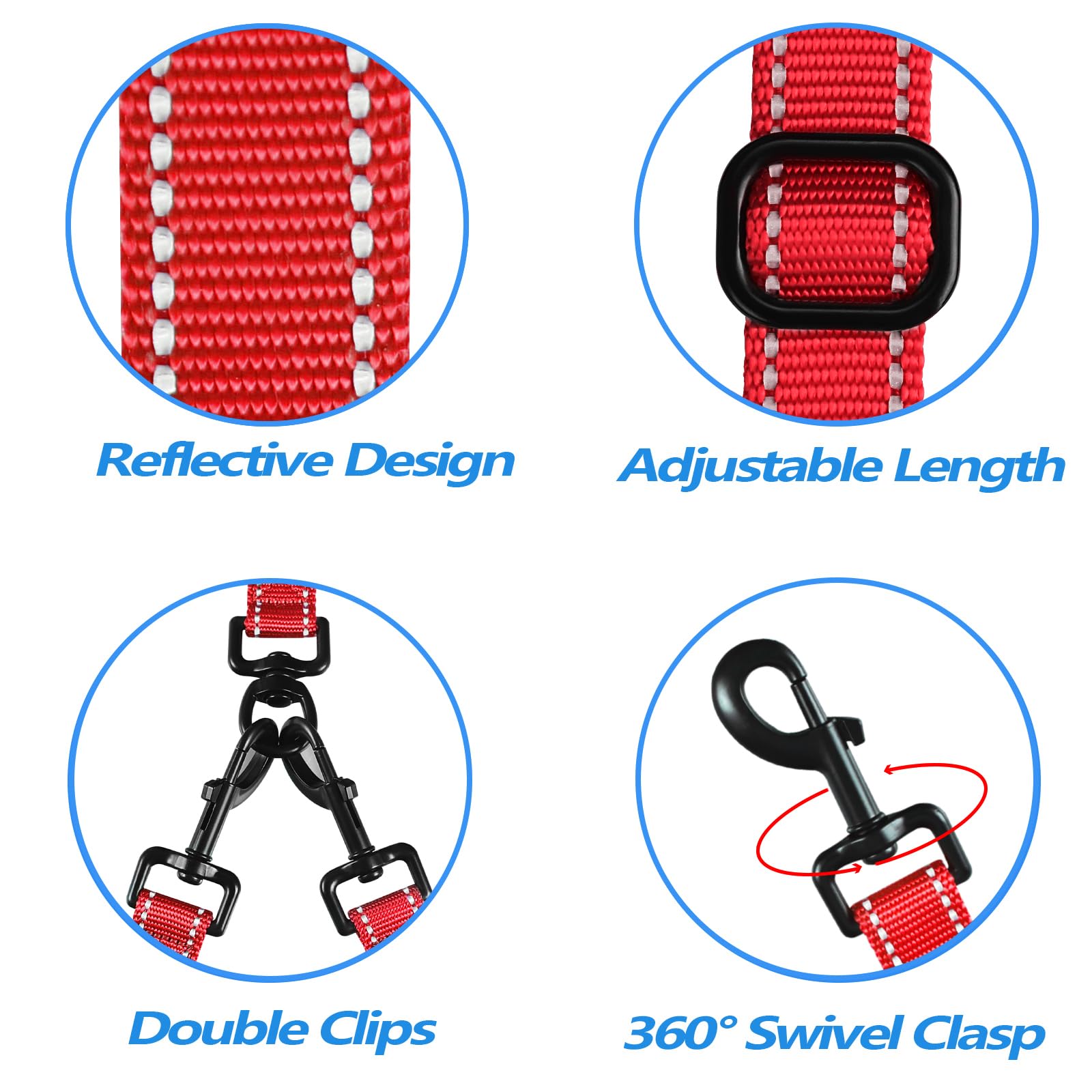 PetBonus weatherproof nylon leash for durability and easy care