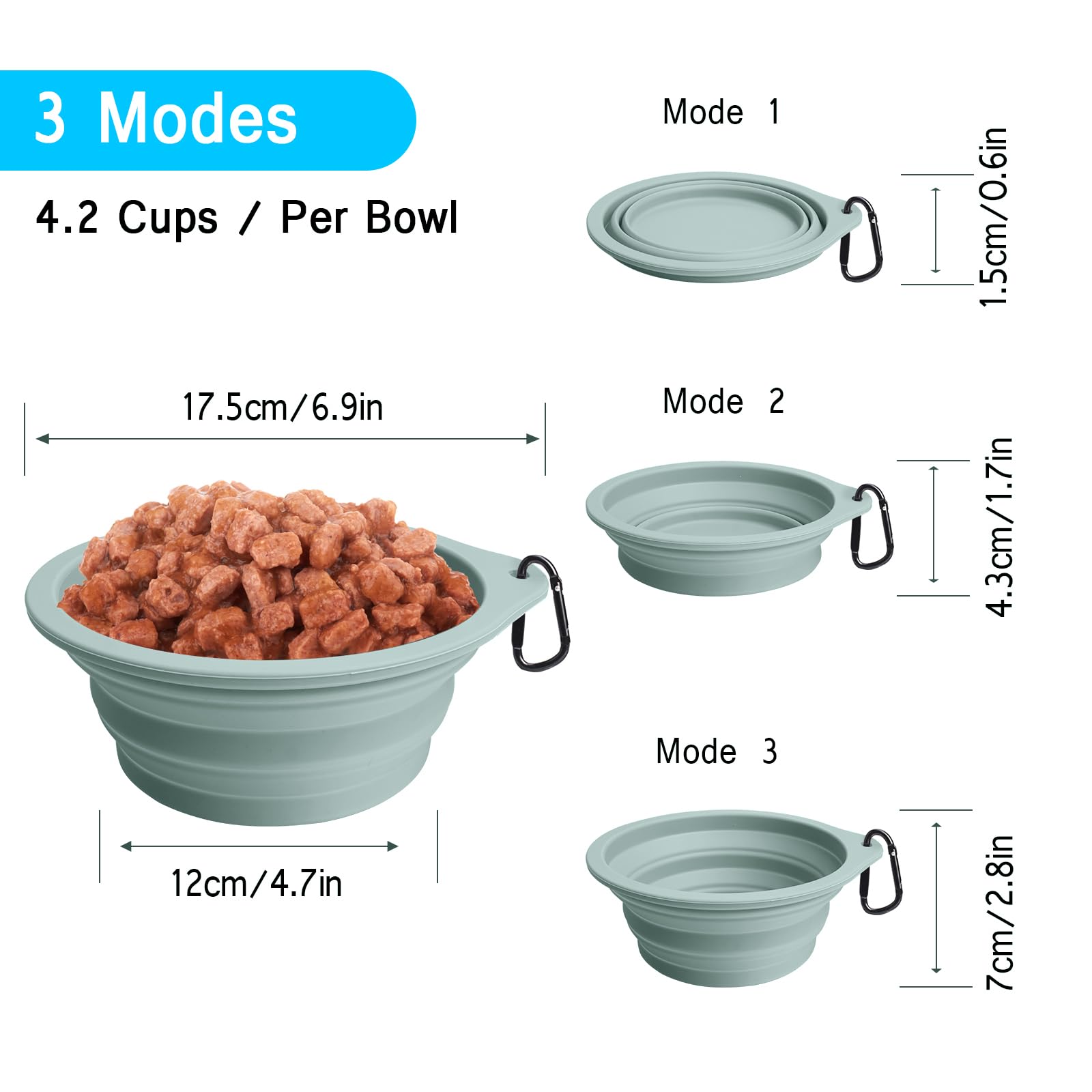PetBonus durable silicone bowl close-up highlighting BPA-free material.