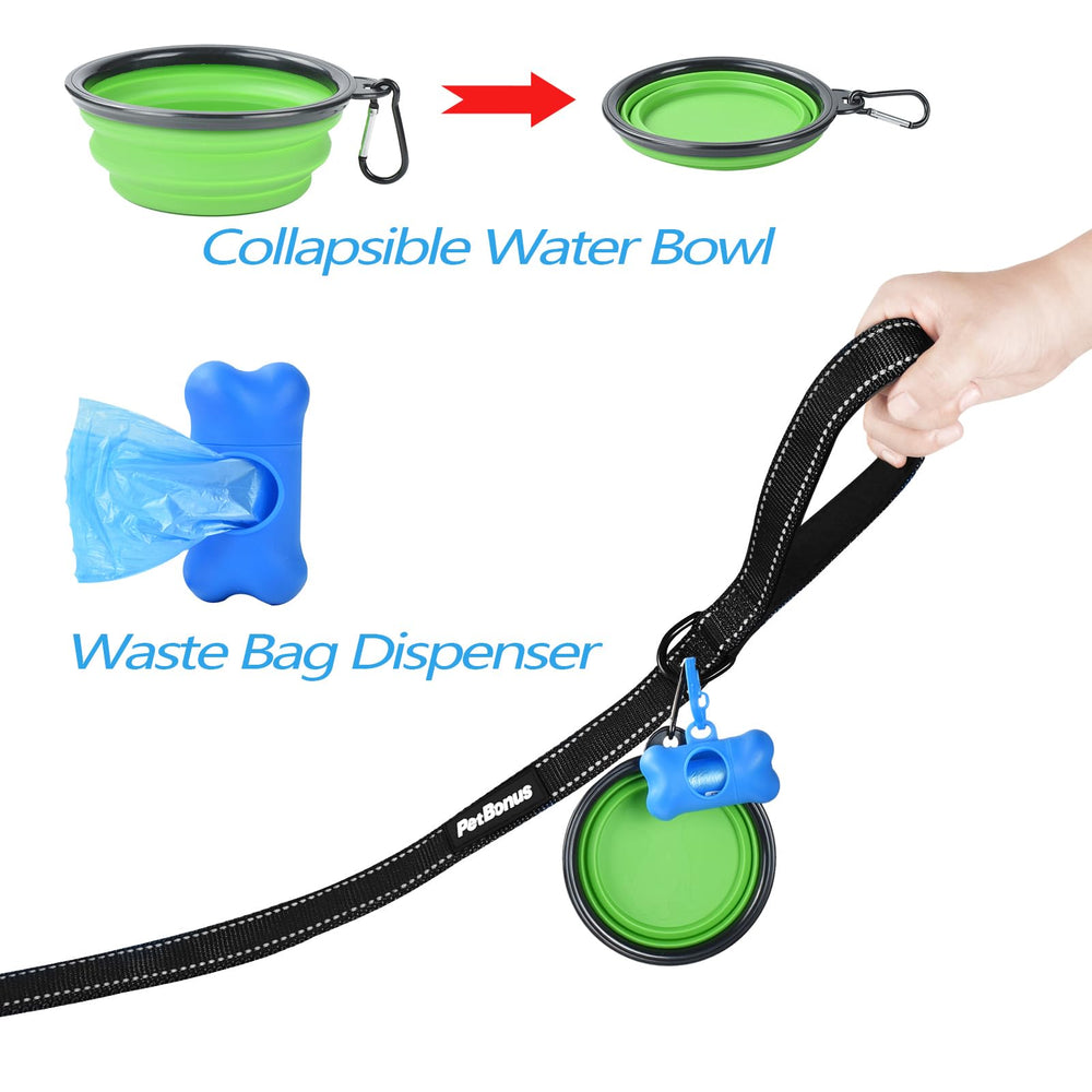 PetBonus waste bag dispenser included for quick cleanups.