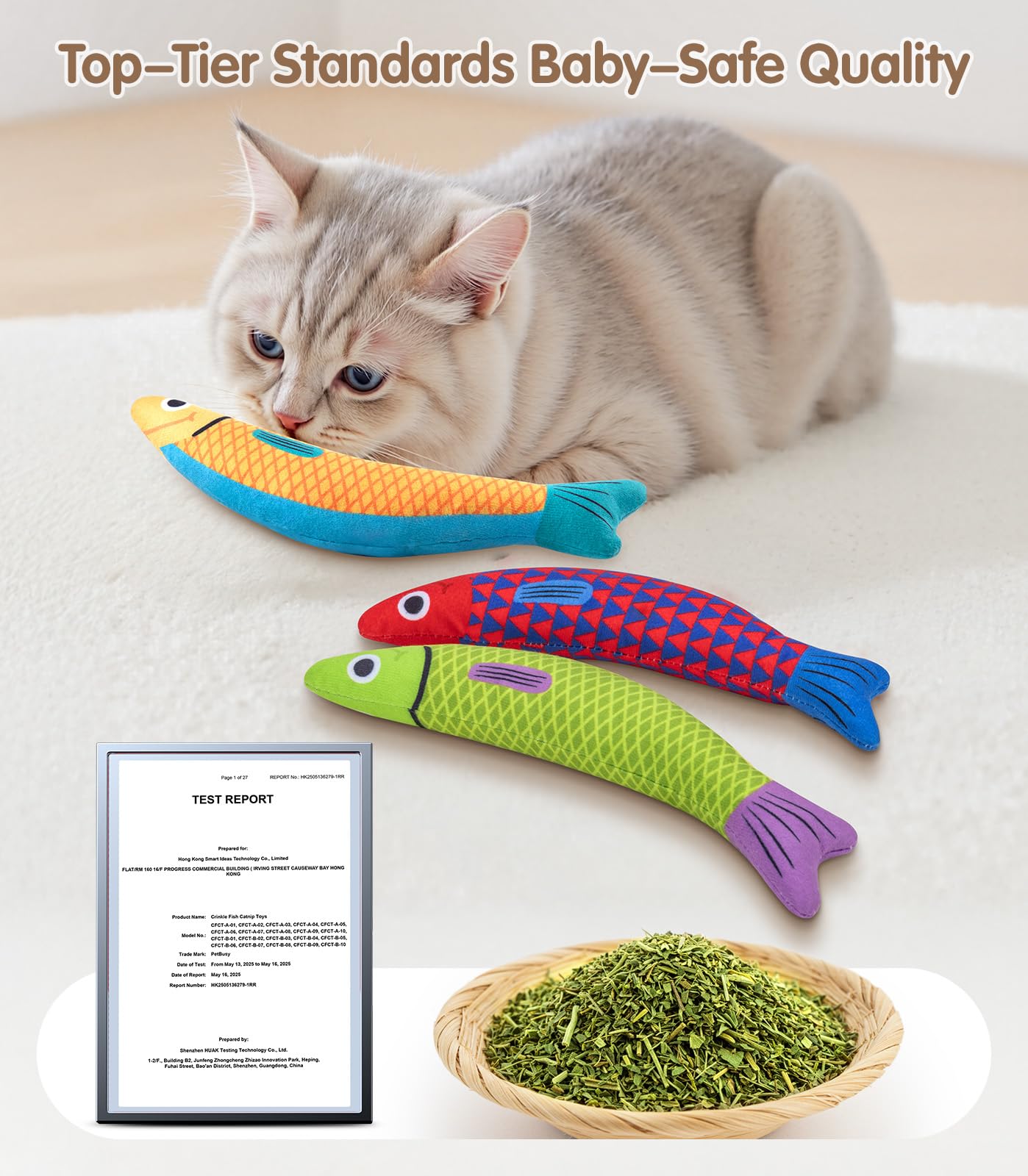 PetBusy crinkle and bell sound feature enhances curiosity during play.