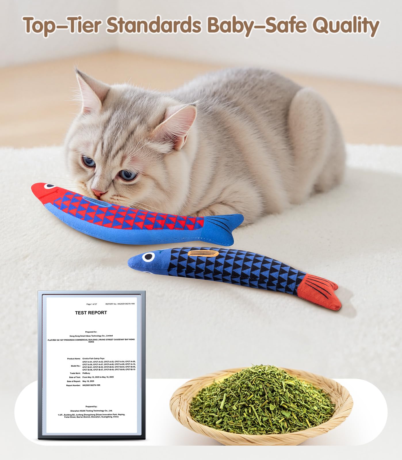 PetBusy crinkle and rattle session captures restless cats' attention.
