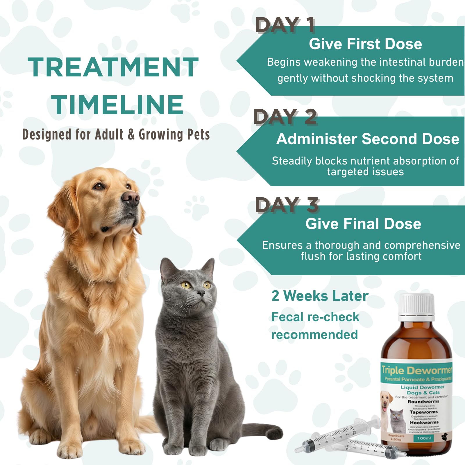 Petcci liquid for cats and dogs in a household setting for multi-pet care.