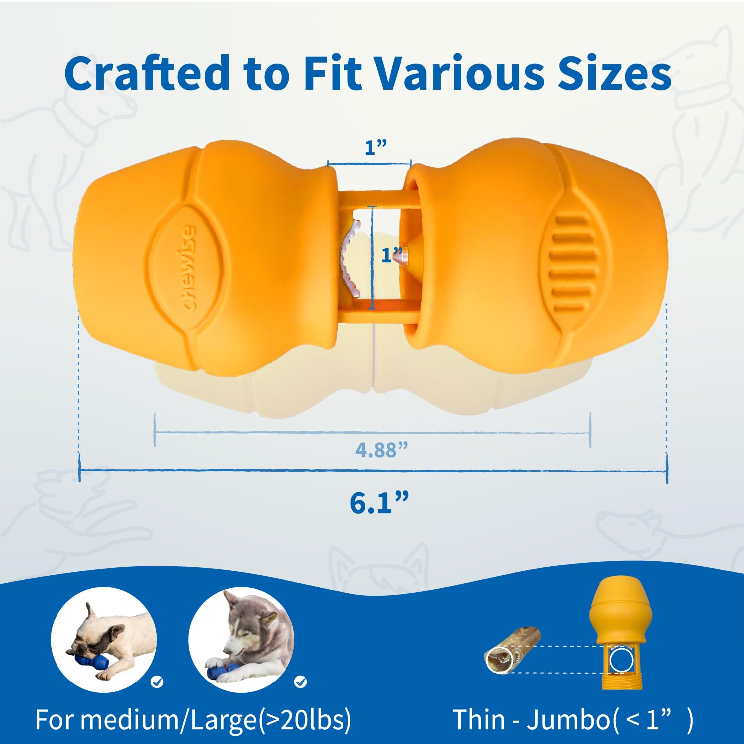 PetClan Chewise easy insert and screw mechanism in action