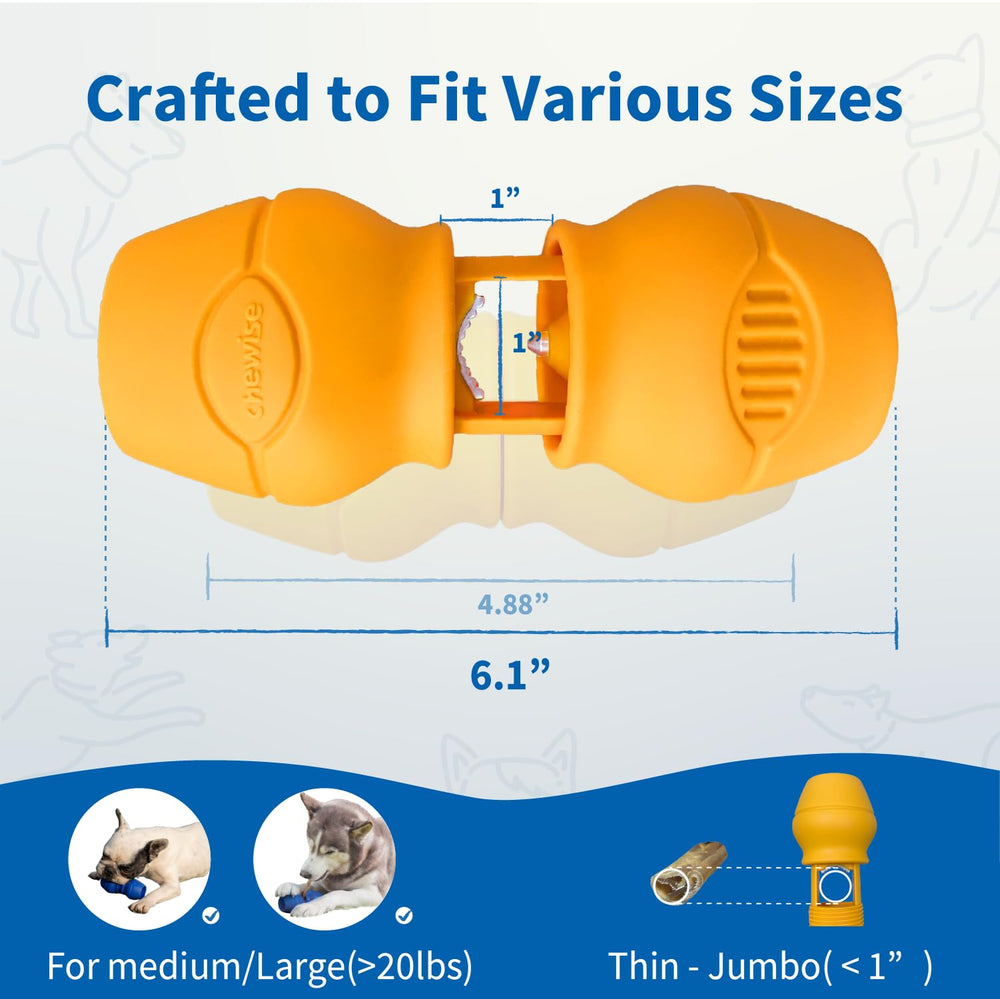 PetClan Chewise easy insert and screw mechanism in action