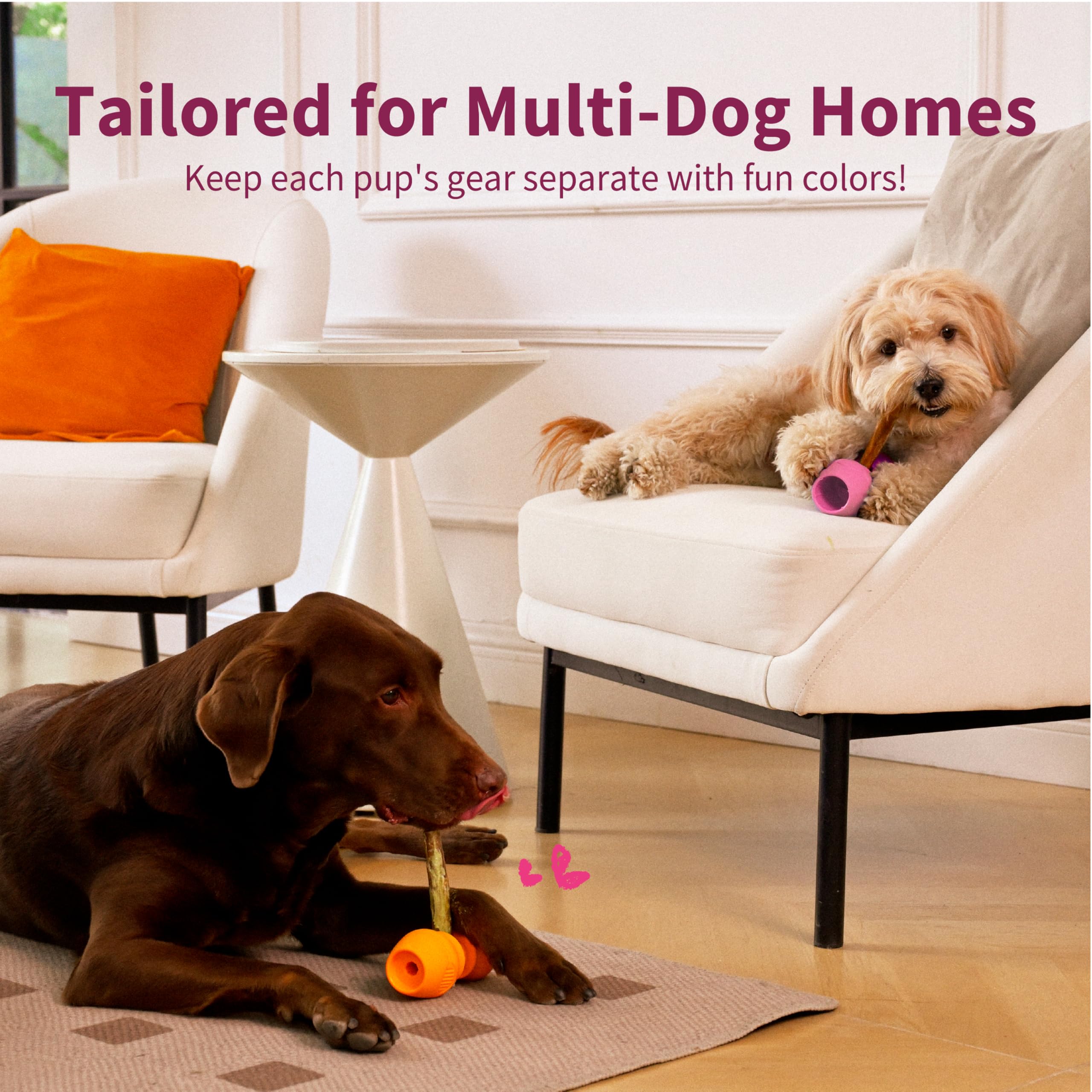 PetClan trainer-endorsed bully stick holder for safer chewing sessions.
