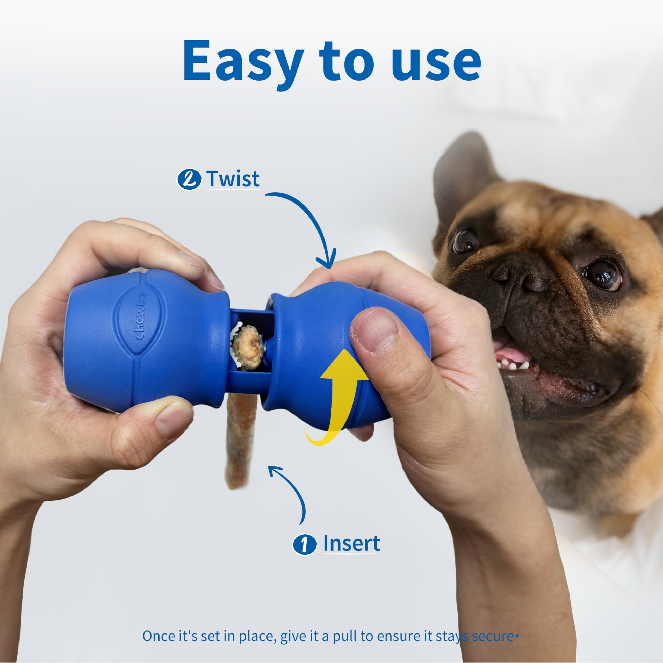 Heavy-duty nylon construction supports persistent chewers with long-lasting safety.