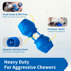 PetClan Chewise universal-fit design handles multiple bully stick sizes for dogs.