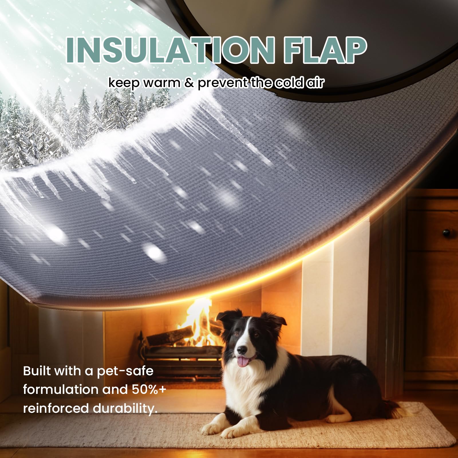 PETCOMING heavy-duty polymer frame stands up to impact and weather
