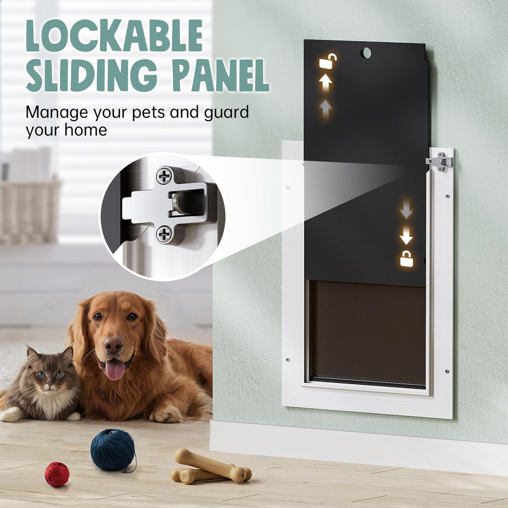 PETCOMING easy DIY installation kit simplifies wall cutout setup.