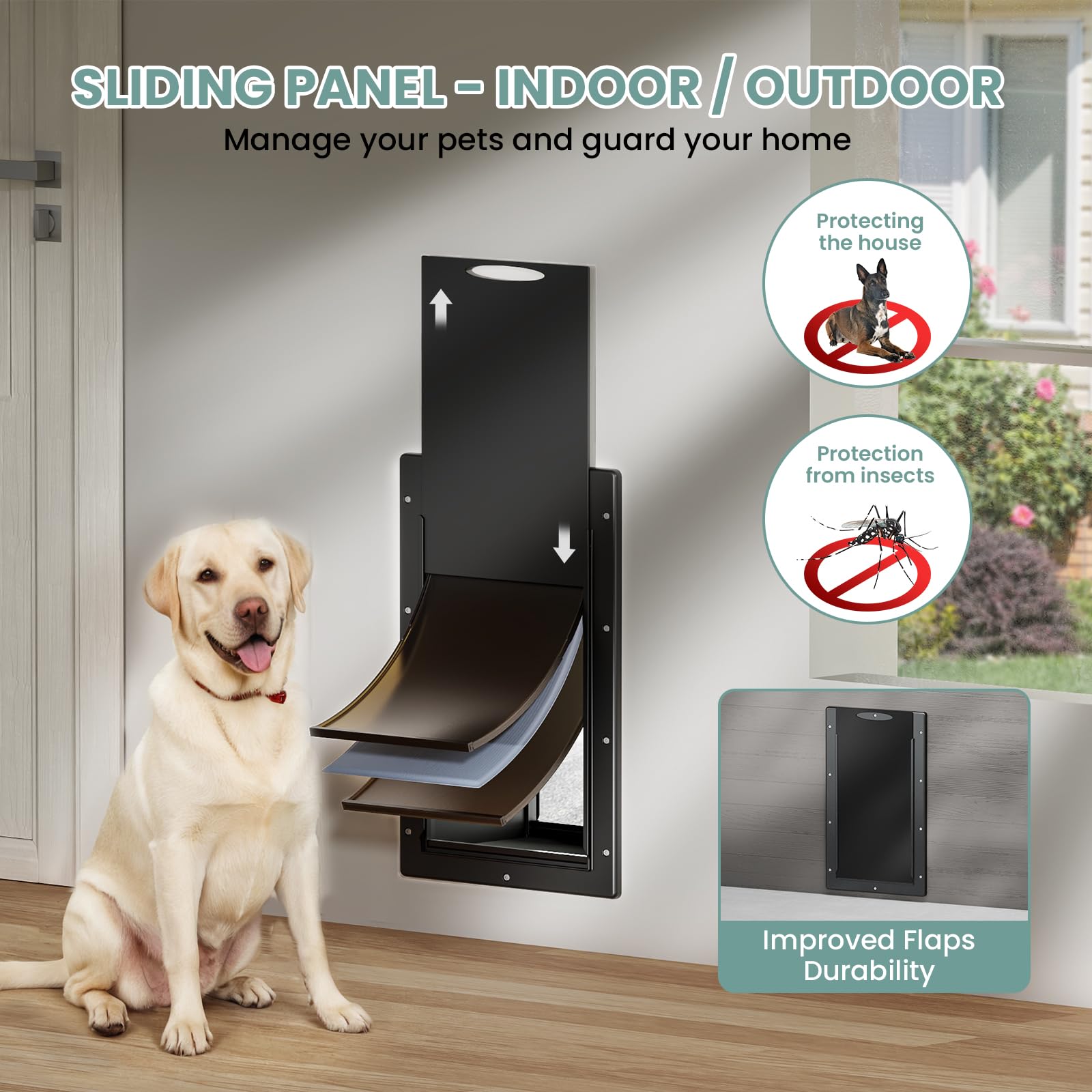 PETCOMING safety stickers alert responders that a pet is inside