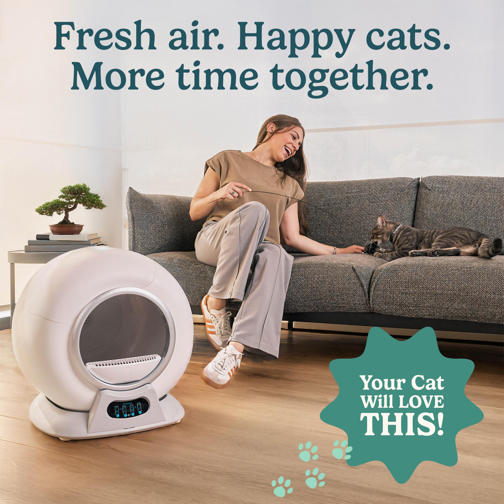 Petcove PurrTek 5-sensor safety system protecting pets and kids