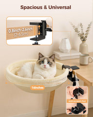 Petcozife Cat Desk Bed cushion removable and washable for daily use