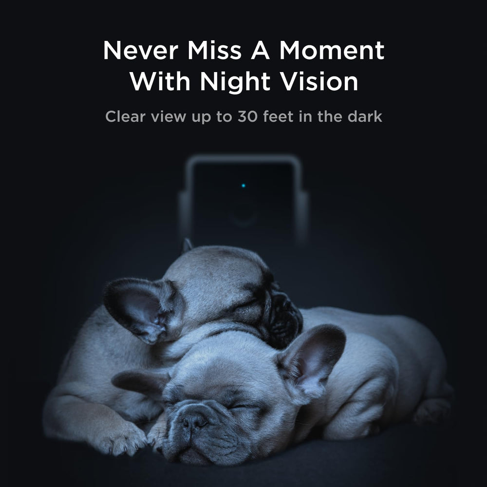 Petcube Pack-2 motion and sound alerts with AI detection for relevant notifications.