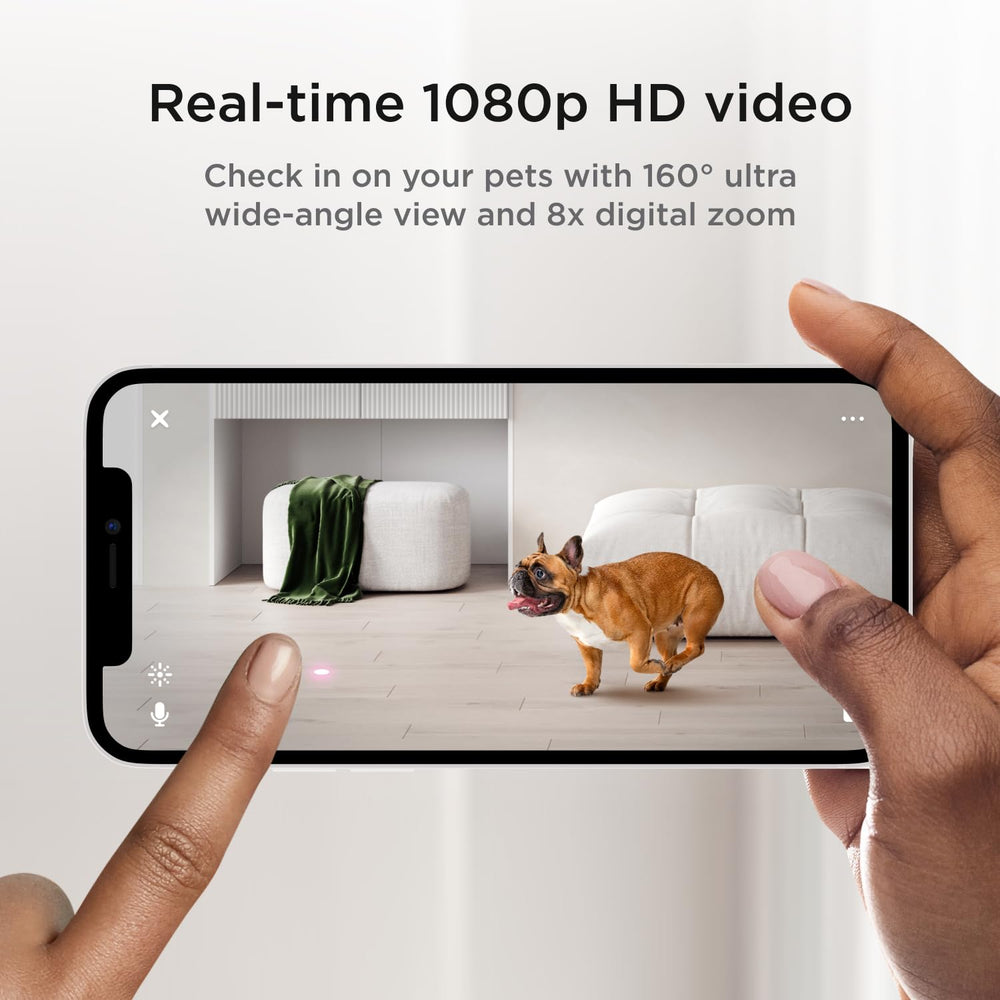 Petcube Play 2 1080p video feed delivers crisp home viewing