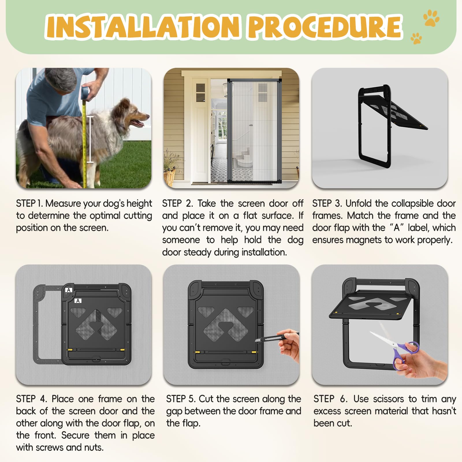 PETDIPOT dog-face design adds charm while promoting ventilation.