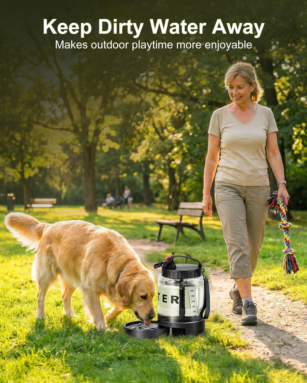 BPA-free, food-grade materials guarantee safe drinking water on adventures.