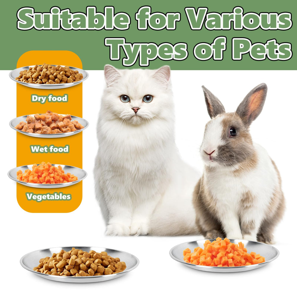 Petdream 6.7-inch bowls suit cats of all sizes.