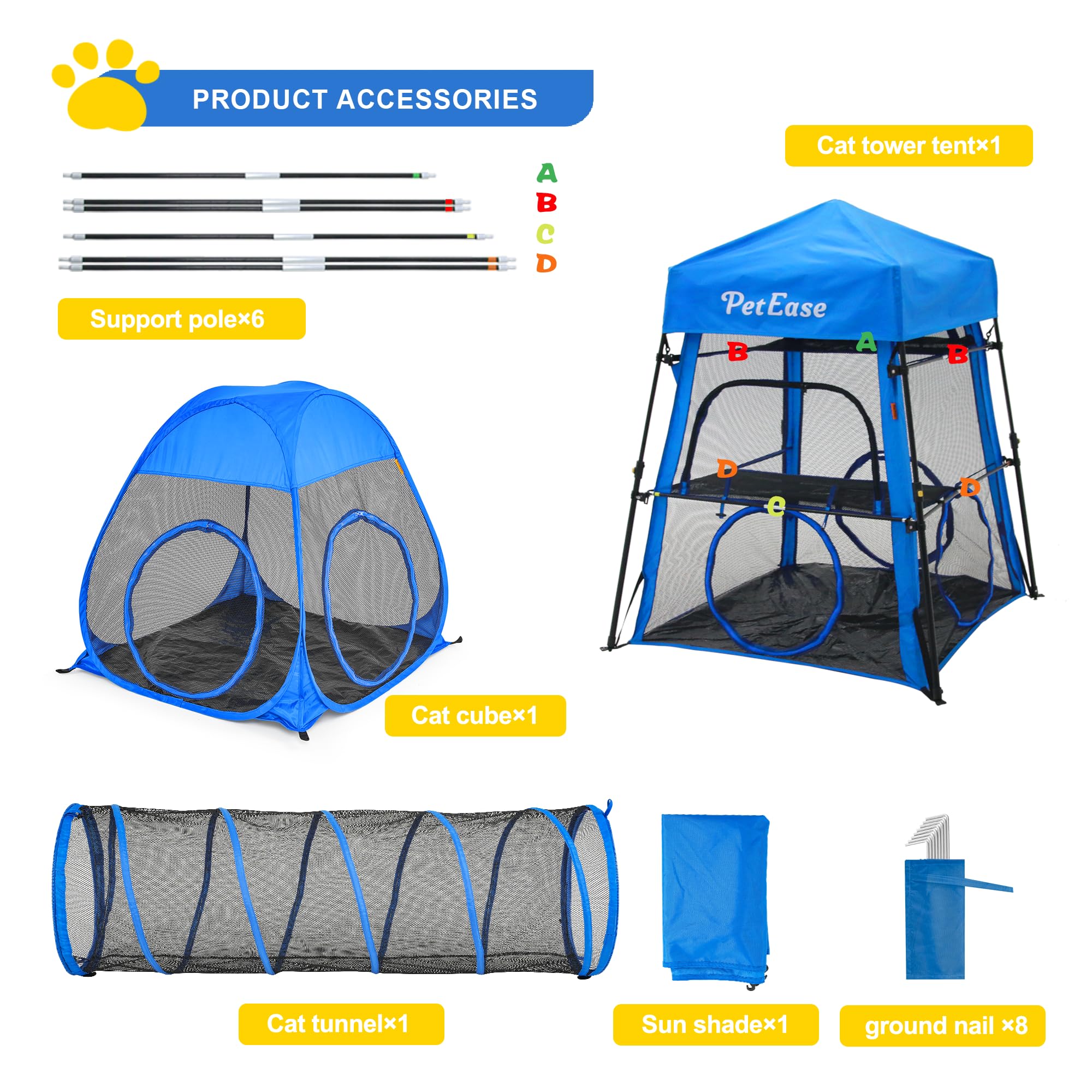 PetEase Catio spacious enclosure supports multiple cats with comfort.