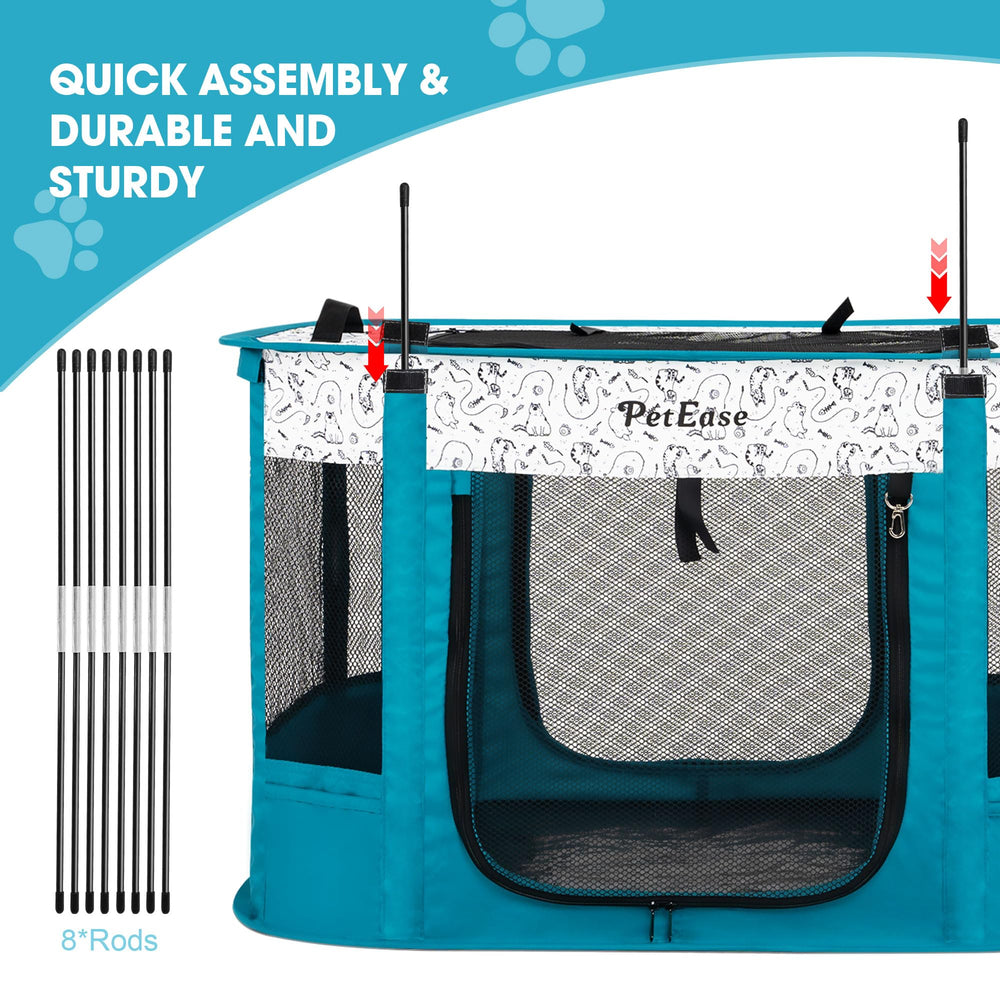 PETEASE eight-sided breathable netting with waterproof base for all-use.